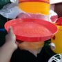 Chicken feeding trays
