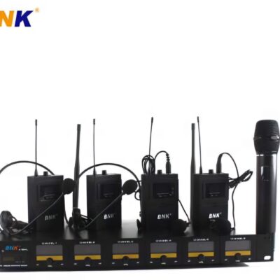 BNK X85Hl Wireless Microphones with Headset & Lapel Mics